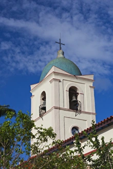 Images Dated 7th March 2012: Cuba, Pinar del Rio Province, Vinales, Vinales Valley, town church
