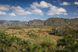 Images Dated 7th March 2012: Cuba, Pinar del Rio Province, Vinales, Vinales Valley, elevated view