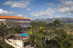 Images Dated 7th March 2012: Cuba, Pinar del Rio Province, Vinales, Vinales Valley, HOtel los Jazmines
