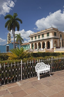 Images Dated 11th March 2012: Cuba, Sancti Spiritus Province, Trinidad, Plaza Mayor