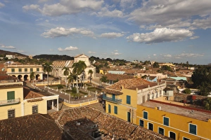 Images Dated 11th March 2012: Cuba, Sancti Spiritus Province, Trinidad, elevated town view, late afternoon