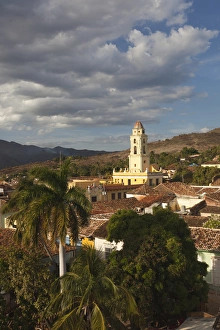 Images Dated 11th March 2012: Cuba, Sancti Spiritus Province, Trinidad, elevated town view, late afternoon
