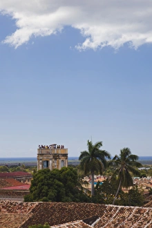 Images Dated 11th March 2012: Cuba, Sancti Spiritus Province, Trinidad, Museo Historico Municipal Museum, tourists