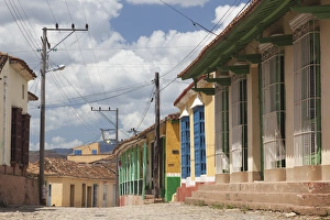 Images Dated 11th March 2012: Cuba, Sancti Spiritus Province, Trinidad, street view