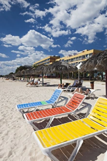 Images Dated 12th March 2012: Cuba, Sancti Spiritus Province, Trinidad, Playa Ancon beach
