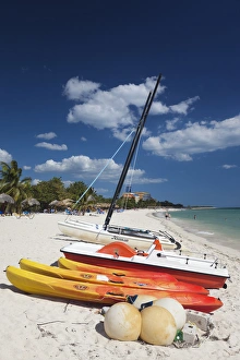 Images Dated 12th March 2012: Cuba, Sancti Spiritus Province, Trinidad, Playa Ancon beach