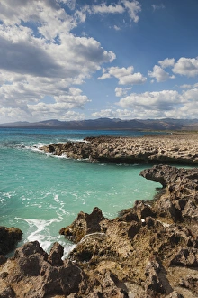 Images Dated 12th March 2012: Cuba, Sancti Spiritus Province, Trinidad, Playa Ancon beach, ocean cove