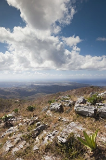 Images Dated 13th March 2012: Cuba, Sancti Spiritus Province, Trinidad-area, Topes de Collantes park, elevated view