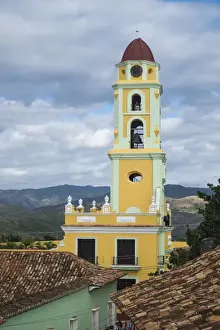 Convent Prints: Cuba, Trinidad. The Bell tower of Iglesia y Convento de San Francisco, Trinidad