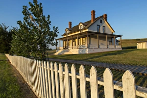 Images Dated 18th September 2010: Custer house at Fort Lincoln State Park in Mandan, North Dakota, USA