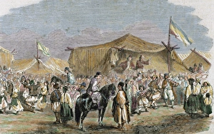Dance Prints: Cuza, Alexander John (Husi, 1820-Heidelberg, 1873). Prince of Romania (1859-1866)
