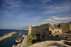 Aldo Pavan Prints: Cyprus, Girne (or Kyrenia), Venetian fortress