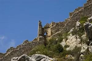Images Dated 27th April 2008: Cyprus, St Hilarion castle, ancient wall