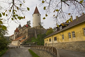 Images Dated 31st October 2014: Czech Republic, Bohemia, Krivoklat. Construction of the castle began in the 12th c