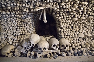 Images Dated 4th November 2014: Czech Republic, Bohemia, Sedlec. Sedlec Ossuary, Church of the Bones, Czech Republic