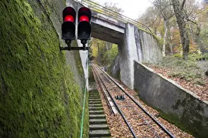 Railroad Prints: Czech Republic, Karlovy Vary. Diana Forest offers neat forest trails, a number of