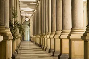 Images Dated 28th October 2014: Czech Republic, Karlovy Vary. Karlovy Vary (Carlsbad) is a spa town in western Bohemia