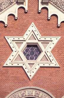 Star Of David Prints: Czech Republic, Plzen. The Great Synagogue