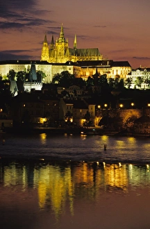 Vltava Prints: Czech Republic, Prague Castle