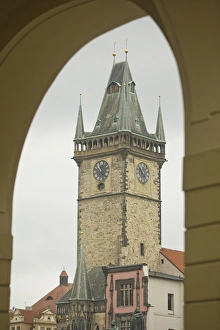 Images Dated 12th September 2005: CZECH REPUBLIC, Prague. Old Town Hall Tower, Prague