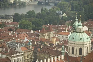 CZECH REPUBLIC, Prague. View from Bell Tower, St. Vitus Cathedral