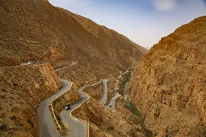 Dades Gorge, Dades Valley, Morocco, Zig zag Dades Gorge Valley road