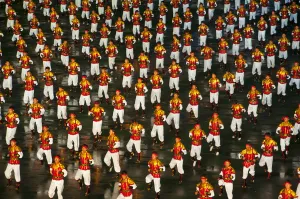 Dancing Prints: Dancers and Acorbats at Arirang, the mass games of North Korea