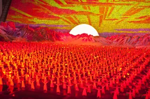 Images Dated 1st September 2010: Dancers and Acorbats at Arirang, the mass games of North Korea