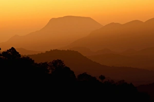 Igneous Prints: Davis Mountains at sunrise in west Texas