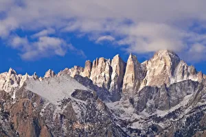 Sierra Prints: Dawn light on Mount Whitney from the Alabama Hills, Sequoia National Park, California, USA