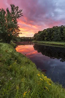 Quiet Prints: Dawn on the Mattawamkeag River as it flows through the Reed Plantation in Wytipitlock