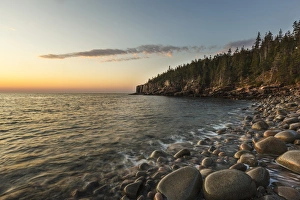 Gulf Of Maine Prints: Dawn in Monument Cove in Maines Acadia National Park