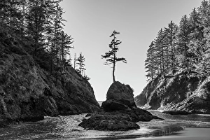 Prints of Deadman's Cove at Cape Disappointment State Park in Washington State, USA Images Dated 2024 April: Deadman's Cove at Cape Disappointment State Park in Washington State, USA
