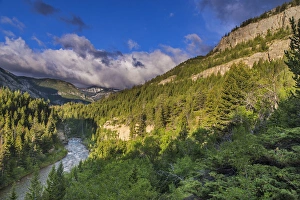Images Dated 17th June 2012: The Dearborn River in the Lewis and Clark National Forest, Montana, USA