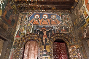 Images Dated 18th September 2010: Debre Berhan Selassie church in Gonder, Ethiopia