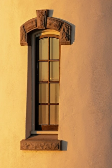 Images Dated 3rd December 2023: Decorative window at North Head Lighthouse at Cape Disappointment State Park in Washington State