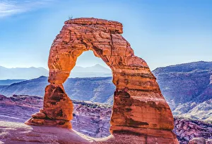 Mesa Prints: Delicate Arch, Arches National Park, Moab, Utah, USA