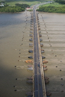 Demerara Harbour Bridge crossing the Demerara River Demerara Harbour Bridge crossing the Demerara River