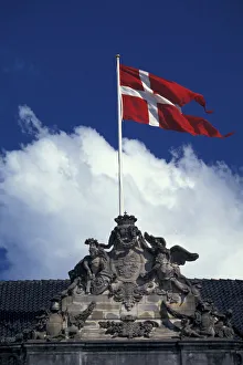 Architectural Style Prints: Denmark, Copenhagen Amalienborg Castle