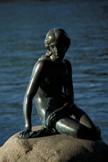 Mystical Prints: Denmark, Copenhagen Little Mermaid