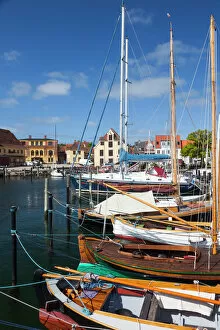 Denmark Collection: Denmark, Funen, Svendborg, harbor view