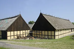 Denmark, Island of Bornholm, Gudhjem. Historic open-air Melstedgard Agricultural Museum