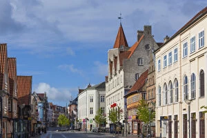 Denmark Collection: Denmark, Jutland, Aalborg, Osteragade pedestrian street