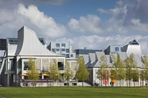 Denmark, Jutland, Aalborg, Utzon Center, designed by Danish Architect Jorn Utzon