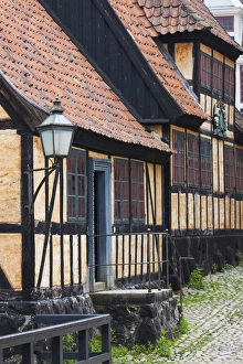 Images Dated 13th May 2015: Denmark, Jutland, Aarhus, Den Gamle By, reconstructed Old Town, half-timbered buildings