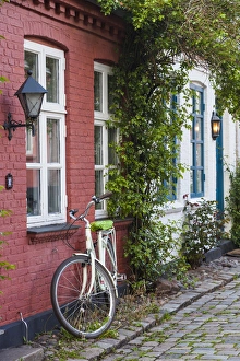 Denmark Collection: Denmark, Jutland, Aarhus, Mollestien street, traditional houses