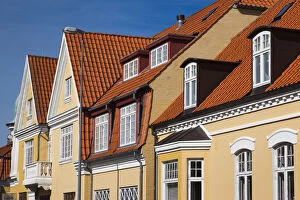Denmark Gallery: Denmark, Jutland, Skagen, traditional town buildings