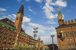 Copenhagen Prints: Denmark, Zealand, Copenhagen, Copenhagen town hall