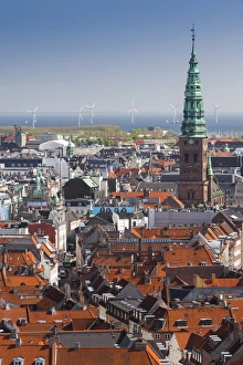 Images Dated 6th May 2015: Denmark, Zealand, Copenhagen, elevated city view