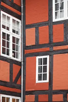 Images Dated 5th May 2015: Denmark, Zealand, Copenhagen, half-timbered building detail